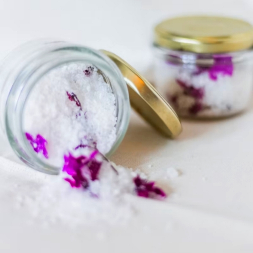 4/$15 Milk Bath Salt -  Lavender - Self Care Soak Holistic Handmade - Picture 5 of 9